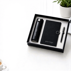 Ensemble cadeau d'affaires personnalisé avec logo de la marque FUXI, thermos, bloc-notes à boucle magnétique, stylo signature, cadeaux en gros OEM - Product Image 2