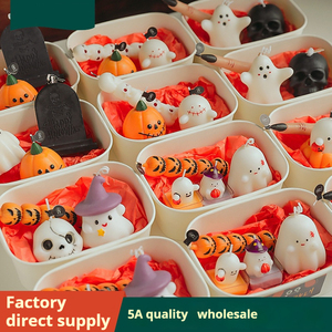 Vela Aromática de Halloween, Pequeño Regalo, Venta al por Mayor, Regalo Artesanal, Juego de Velas Aromáticas con Forma de Calabaza - Product Image 2
