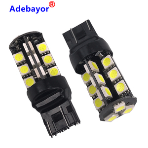 Dembélé Haute Luminosité 2838 27smd Mini Voiture Ampoule Clignotant Feu Stop Led T20 Canbus Sans Erreur - Product Image 1