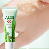 Gel d'aloe vera biologique 99% en gros, niacinamide, hydratant, apaisant, soin après-soleil, soin du visage, OEM