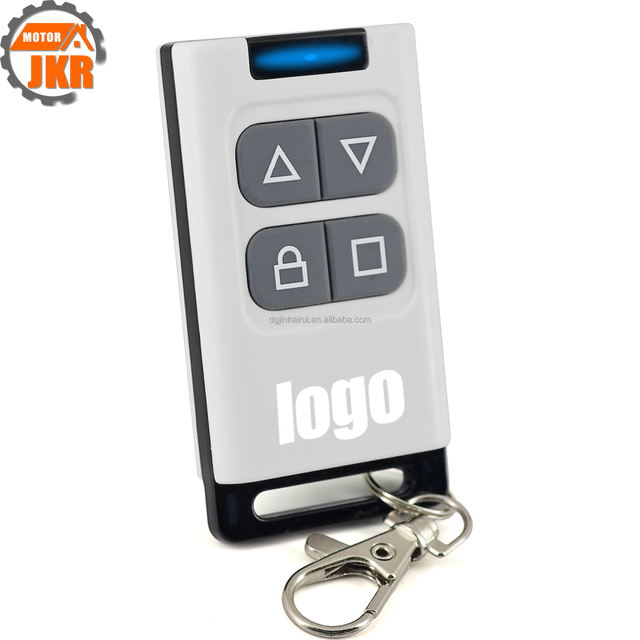 433MHz Wireless RF Controller with Code Cloning Universal 4-Channel Remote Control for Gate Access