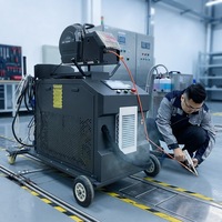 Machine de soudage laser refroidie par eau 4 en 1, mise à niveau d'usine, fonction de soudage, de découpe et de nettoyage pour l'acier au carbone et les métaux