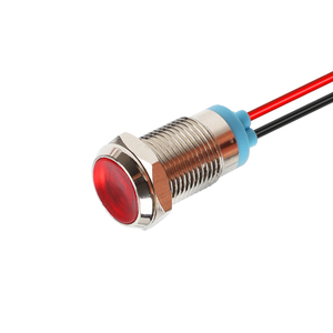 ضوء مؤشر LED 12-مؤشر معدني مصباح تجريبي أخضر Led للشحن - Product Image 2