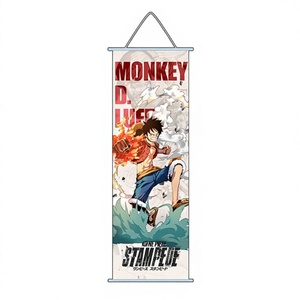 Affiche murale Wowei 5 couleurs, impression numérique, imperméable, 25x70cm, <span class=keywords><strong>Luffy</strong></span> Anime Thanksgiving, image suspendue en forme <span class=keywords><strong>de</strong></span> boule - Product Image 4