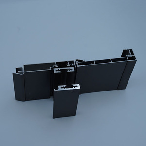 Puerta de Patio de seguridad de vidrio de aleación de aluminio impermeable contemporánea acústica <span class=keywords><strong>con</strong></span> sistema de ventilación para exterior de terraza - Product Image 4