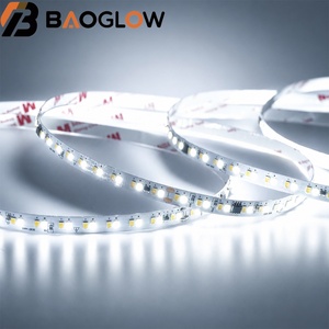Bande LED CCT double tonalité 192 LED/m 2835, 12W/m, 8mm, avec circuit imprimé électroplaqué, coupable toutes les 12,5cm, à brancher, pour intérieur, vente en gros mondiale, AC220V - Product Image 2