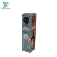 Boîte cadeau personnalisée en carton rigide gaufré coloré et recyclable pour bouteilles de vin, whisky et autres boissons – Robuste