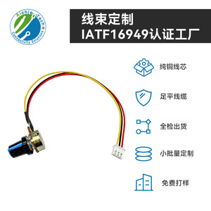 Potentiomètre Wh148 10K Ohm 3P avec connecteur Xh2.45mm, longueur de câble 150 mm pour contrôle électronique - Product Image 3