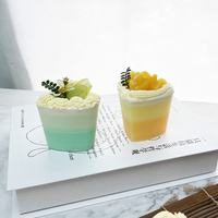 Gobelets à dessert jetables, gobelets à pudding et mousse, gobelets à dessert transparents en plastique de qualité alimentaire