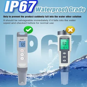 High Accuracy Digital 7-in-1 Water Lab <strong>TDS</strong> <strong>Meter</strong> pH ORP EC Salt Temp PPM Dissolved Solid OEM Aquarium Pool Use - Product Image 5