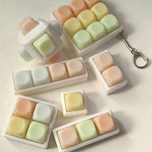 1-9 <b>Keys</b> Resin Keycaps 3D Printed Base DIY Color Matching PC Decompression Button Toy Switch Tester Keychain - Product Image 5