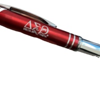 Stylos LED 3-en-1 personnalisés DST Inspiration pour sororités grecques, avec stylet de précision et fonction tactile multifonction