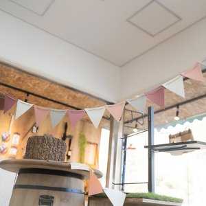 Envío rápido Bandera <span class=keywords><strong>Banner</strong></span> 3M Camping Bandera Bunting <span class=keywords><strong>Banner</strong></span> Fiesta Exterior Interior 12 Piezas Fiesta Boda Banderín de cuero - Product Image 4