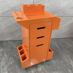 Salon de coiffure Spa barbier armoire à outils coiffure barbier coupe maquillage armoire boîte de rangement Salon chariot - Product Image 3