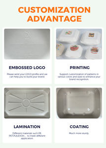 Grosir ramah lingkungan Sugarcane mangkuk hewan peliharaan Bagasse pemisah makanan anjing dapat terurai mangkuk hewan peliharaan sekali pakai - Product Image 4