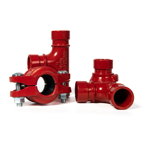 Dễ uốn sắt áp lực cao kẽm mạ chữa cháy phụ kiện đường ống rãnh <span class=keywords><strong>Tee</strong></span> bằng nhau để chữa cháy hiệu quả - Product Image 3