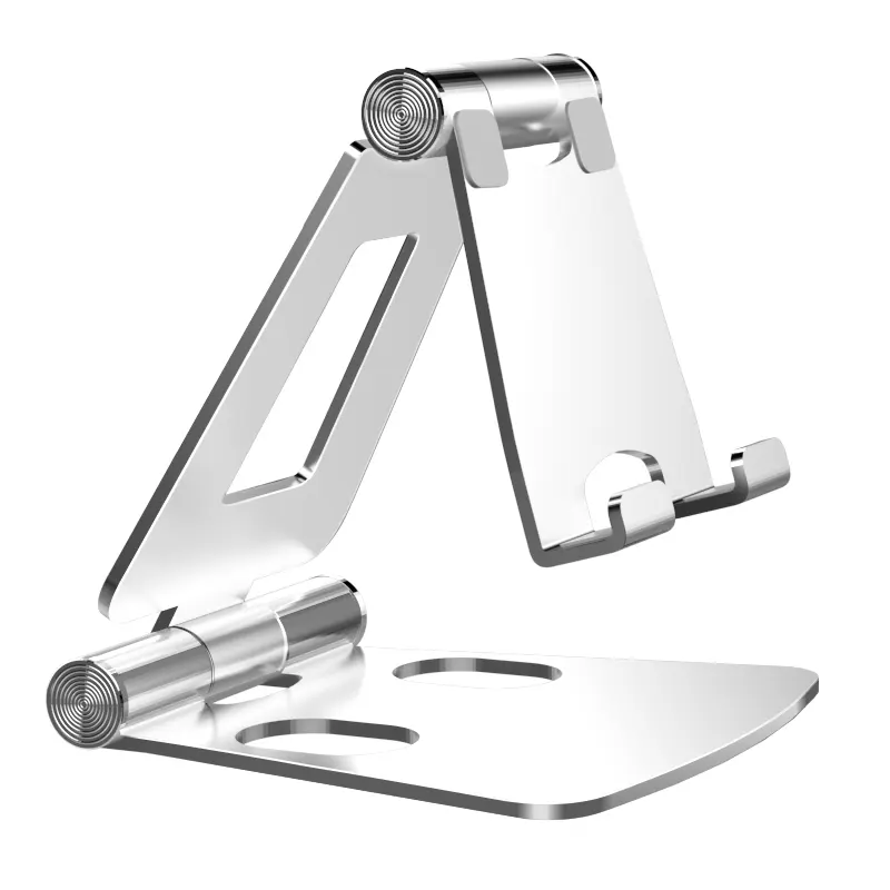 Aluminium Telefonst änder Tragbar Verstellbar Dual Folding Mobile Support Tablet Telefon halter Ständer