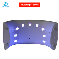 Boîte Testeur De Verres Photochromiques À 9 LED Lumière Violette Pour Lunettes Anti Lumière Bleue Accessoire Optique