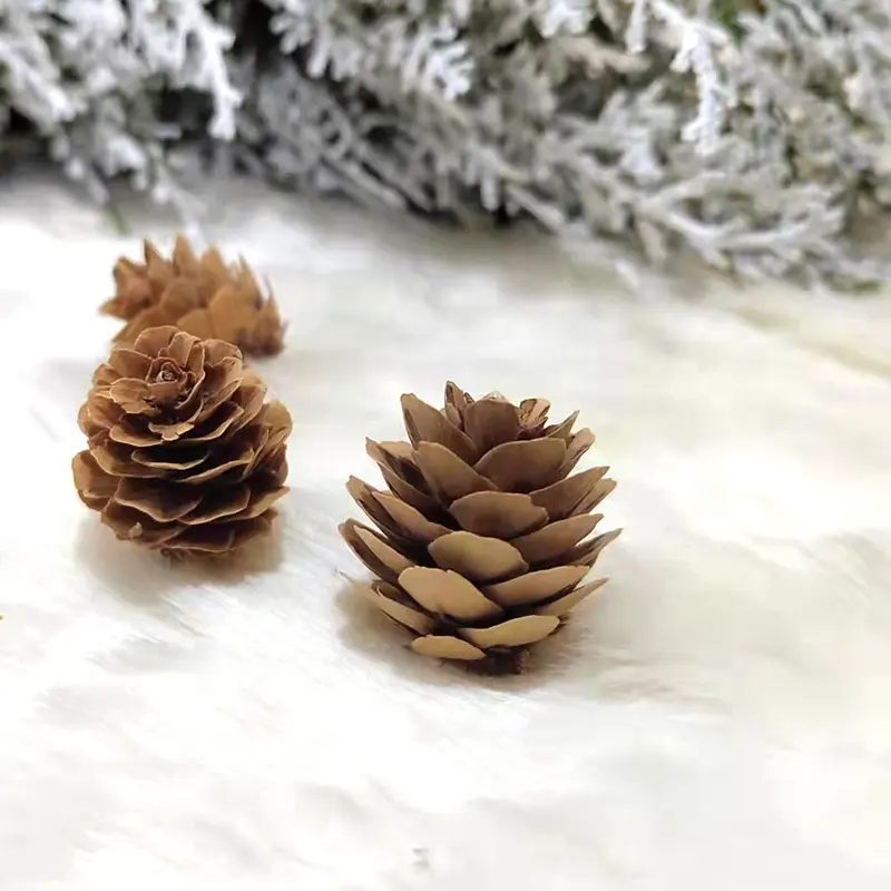 Christmas Ornaments Fashion Design Mini Design Pine Cones for Home Decoration Festival