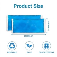 Packs de glace souples et flexibles réutilisables, packs de gel chaud et froid pour les blessures, les maux de tête, les douleurs articulaires, pack de glace pour le confort