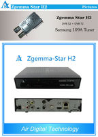 Air Digital Authentique Zgemma-Star H2 Récepteur satellite Full HD 1080P Dual Core Linux OS E2 DVB-S2 + T2/C Twin Tuners