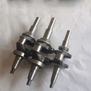 단조 스틸 워터 펌프 모터 168 F 단일 실린더 엔진 178F 186F 가솔린 발전기 크랭크 샤프트 - Product Image 3