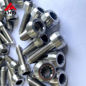 Boulon de jante fendue en titane M7*24mm pour jantes <span class=keywords><strong>BBS</strong></span> <span class=keywords><strong>RX</strong></span> RS en stock - Product Image 6