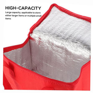 Wholesale Custom Reusable Beach Drink Wine Insulated <b>Bag</b> Red Shopping Carry <b>Bag</b> Portable Camping <b>Tote</b> Cooler Lunch <b>Bag</b> - Product Image 3