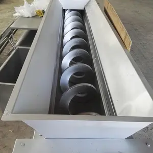 Sanayi için büyük kapasiteli paslanmaz çelik vidalı konveyör