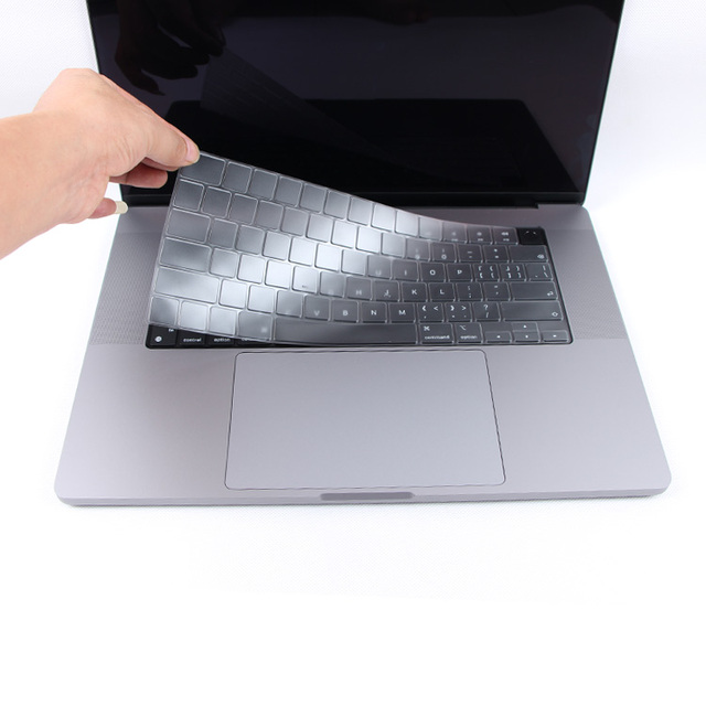 For Custom Persian Waterproof Silicone MacBook Keyboard Cover Dustproof and Multilingual (English & Russian)