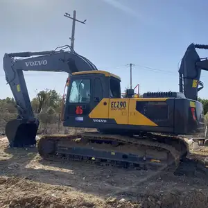 Kullanılan Volvo Ec290 ekskavatör ağır araba durumu birinci sınıf orijinal mühendislik inşaat makineleri