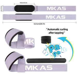 MKAS, venta al por mayor, gimnasio, Fitness, levantamiento de pesas, correas de muñeca delicadas, entrenamiento, levantamiento de pesas, correas de bofetada - Product Image 4