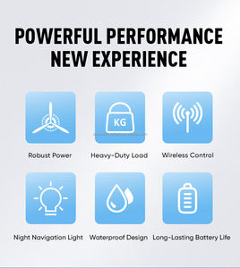 Modèle D80 <span class=keywords><strong>Bateau</strong></span> d'appât de pêche télécommandé durable avec une capacité de charge de 2 kg et un détecteur de poissons pour la pêche à la carpe - Product Image 5