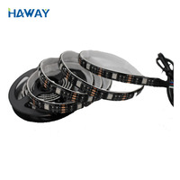 Bande lumineuse Led rgb, Non étanche, IP20, 5v, avec télécommande IR 24 boutons, 1m/2m/3m/4m /5m, kit, USB 5050, 30 diodes/m