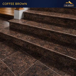 Dalles de granit brun café 2 cm polies |   Granit brun foncé indien pour sols et comptoirs |   Qualité d'exportation - Product Image 5