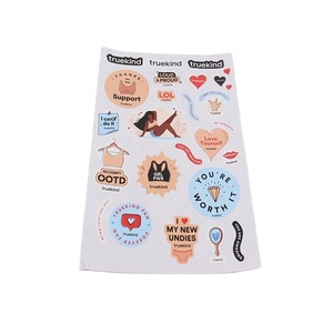 Adesivi per cartoni animati in <span class=keywords><strong>PVC</strong></span> di carta autoadesiva impermeabile all'ingrosso della cina adesivi per etichette in vinile fustellati personalizzati - Product Image 4