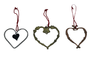 PREMIUM QUALITY TREE DECORATION CHRISTMAS <b>SMALL</b> HEART HANGING <b>ORNAMENT</b> for CHRISTMAS DECORATION - Product Image 4