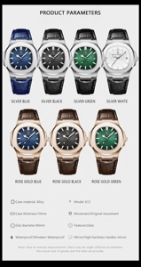 POEDAGAR Uhr Hot Sale Top Marke Edelstahl Armbanduhr für Männer Klassischer Mode kalender Wasserdichte Uhr Man Relojes - Product Image 6