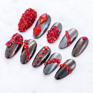 Commercio all'ingrosso della fabbrica 100% un buon Feedback LT.Siam Non Hot Fix Strass di vetro Strass per vestiti gioielli ampi Strass - Product Image 5