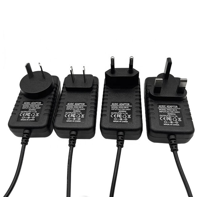 Wholesale Price 12V 1A Power Adapter EU US UK AU Plug 12W Wall Mount Adaptor 12v 1a Power Supply