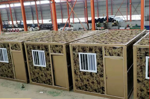 Tạm thời có thể gập lại ngoài trời sống <span class=keywords><strong>container</strong></span> nhà Modular bệnh viện thiết kế cho các trang web xây dựng hoặc khách sạn - Product Image 2