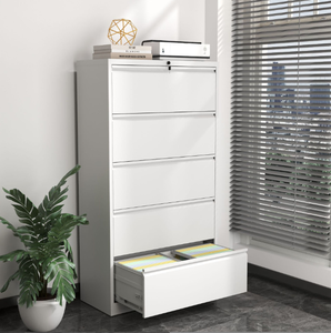 Bên 5 ngăn kéo tập tin tủ với khóa văn phòng nhà treo thư/Pháp lý/F4/A4 kim loại ngăn kéo tủ hồ sơ - Product Image 3