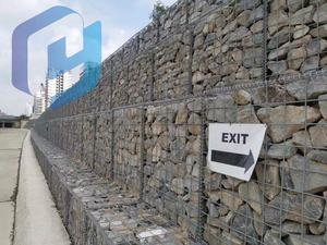 Boîte soudée galvanisée plongée à chaud de gabion de structure <span class=keywords><strong>rigide</strong></span> et stable avec le fil de fer galvanisé 4mm pour la construction de mur de soutènement - Product Image 6