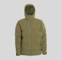 Veste d'hiver matelassée pour homme, à capuche, avec fermeture éclair, en nylon Oxford Ripstop, membrane respirante en TPU, résistante à l'eau, rembourrage en duvet de canard blanc, pour activités de plein air