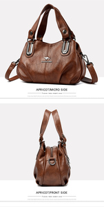 New Fashion Crossbody <b>Bag</b> Large Capacity Shoulder <b>Bag</b> <b>Soft</b> PU <b>Leather</b> Women's Handbag Designer Senior Luxury Crossbody <b>Bag</b> - Product Image 4