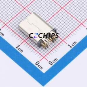 GT-USB-7035E USB Connector Through hole Component (THT) Connector Type-C USB 2.0 Female Through Hole - Product Image 2