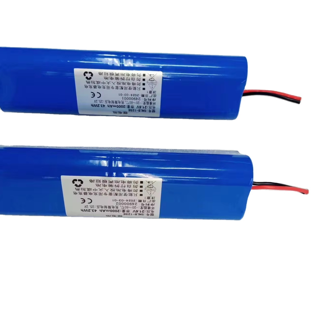 Custom 18650 Battery Pack - 21.6V, 2500mah, 6S1P Configuration