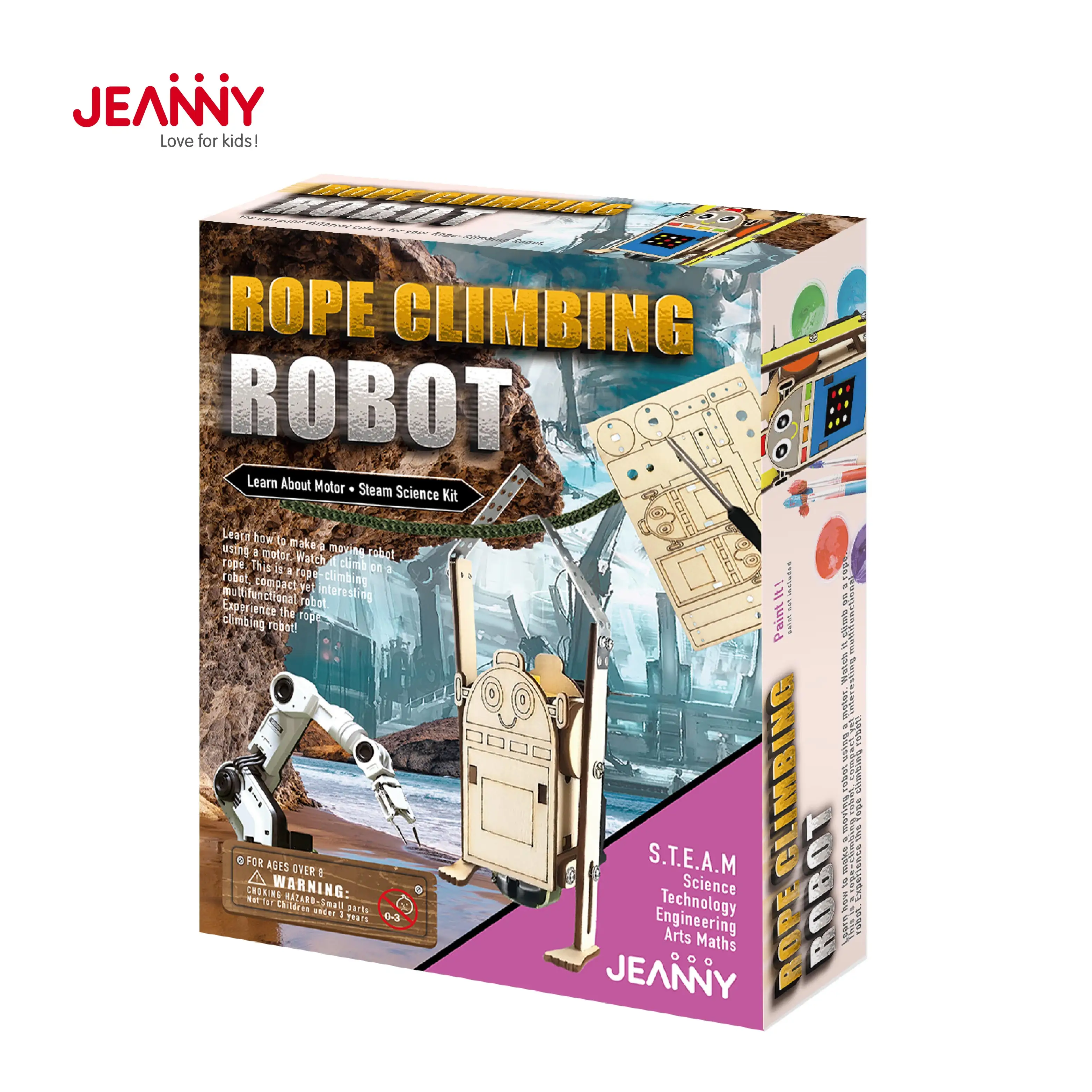 Пара DIY Деревянный робот подарок для детей и подростков веревка Робот детские научные игры для От 7 до 10 лет Одежда для мальчиков и девочек