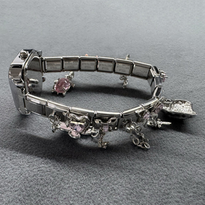 Orologio <span class=keywords><strong>da</strong></span> Polso Modulare con Charm Italiani per <span class=keywords><strong>Donna</strong></span>, in Acciaio Inossidabile, con Ciondoli Fai-<span class=keywords><strong>da</strong></span>-te, Accessorio <span class=keywords><strong>Regalo</strong></span> - Product Image 6