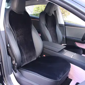Tesla Cushion model3/y Manufacturers Direct Winter flannel seat Cushion Car Seat Cover